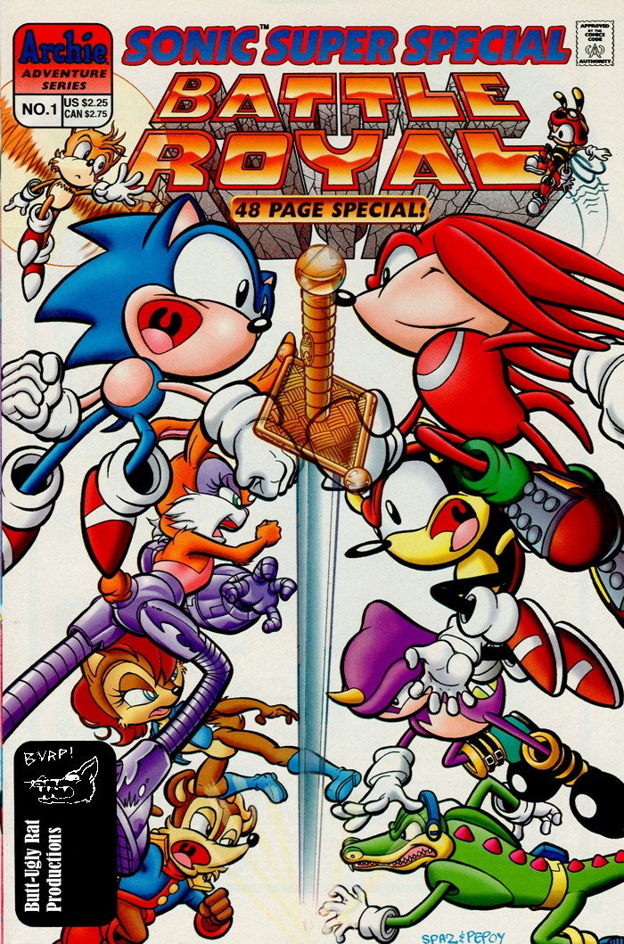 Sonic - Archie Adventure Series (Special) 1997a  Comic cover page
